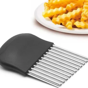 Taglia Affetta Piega Modella Patate Patine Fritte Ondulate Effetto Chips