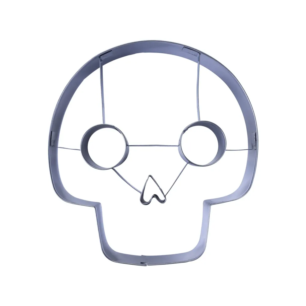 Tagliabiscotto Teschio di Halloween, acciaio Inox, 15x17 cm, Zenker
