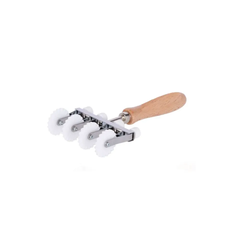 Tagliapasta 4 Lame Teflon Dentato Reg.395 - ELETTRO CENTER