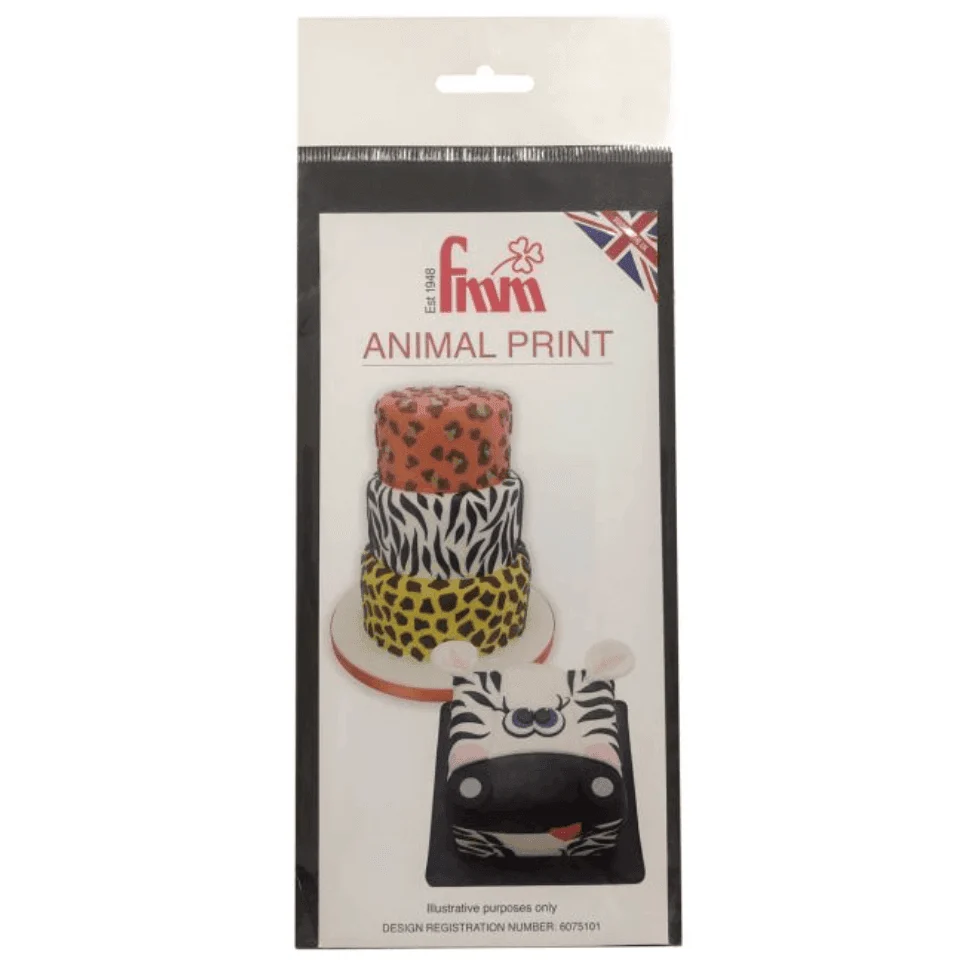Tagliapasta Pelage 3D di Zebra, Giraffa, Leopardo