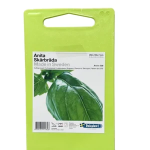 Tagliente Anita 25x15x0,7 cm con foro manico verde chiaro