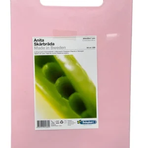 Tagliente Anita 35x25x0,7 cm con foro manico rosa
