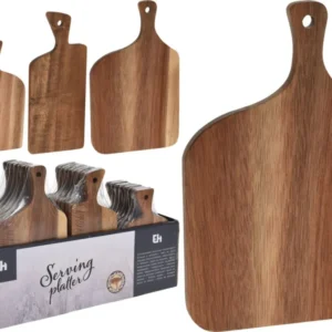 Tagliere acacia 3 forme assortite