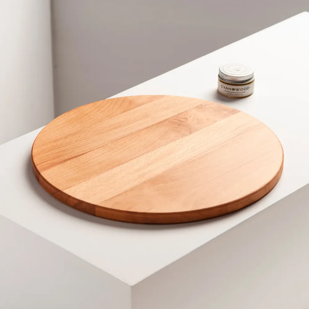 Tagliere legno di faggio - Forma rotonda