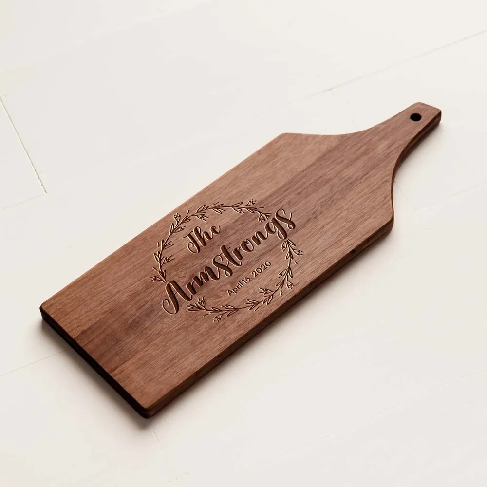 Tagliere di salumi noce - Corona personalizzata