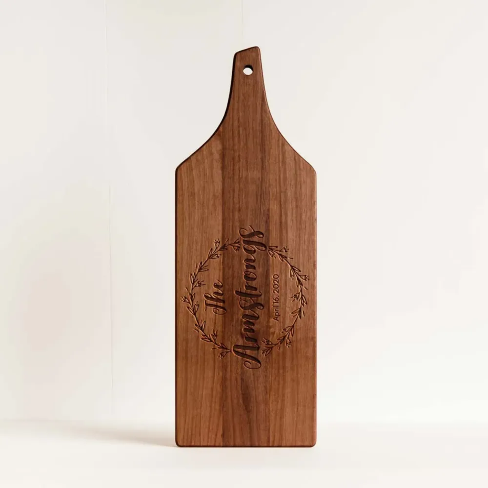 Tagliere di salumi noce - Corona personalizzata