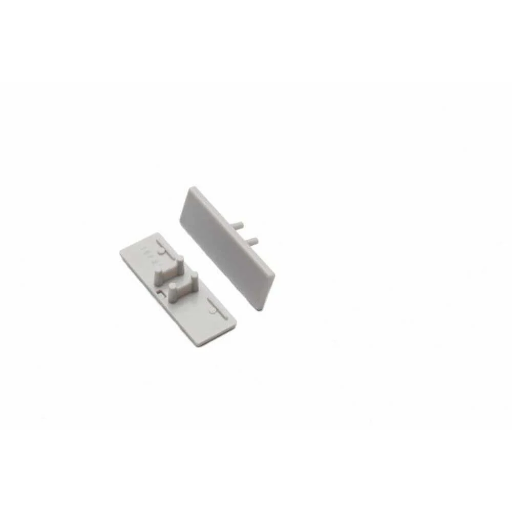 Tappi terminali 2 set per il profilo della struttura struttura forma di tipo argento