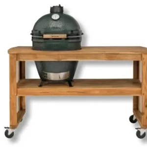 Tavolo acacia per l barbecue Big Green Egg