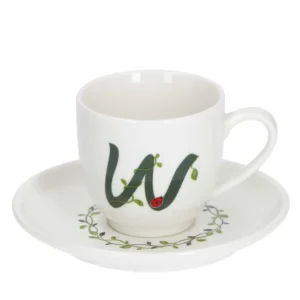 Tazza Caffe' C/P Lettera 'W'