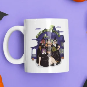 Tazza ceramica - Fat feminist coven full color White