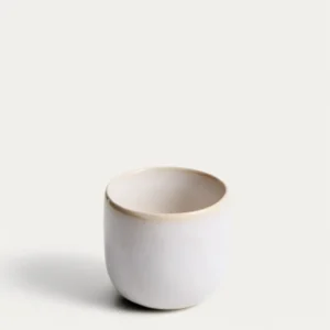 Tazza ceramica Uilo di colore bianco