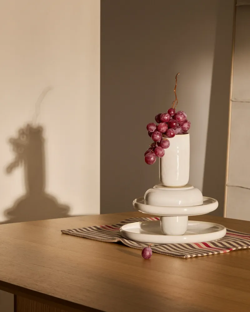 Tazza ceramica Uilo di colore bianco
