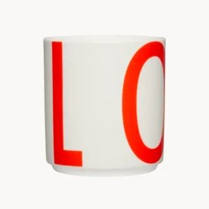 Tazza di design con scritta "Love" XL Vintage ABC