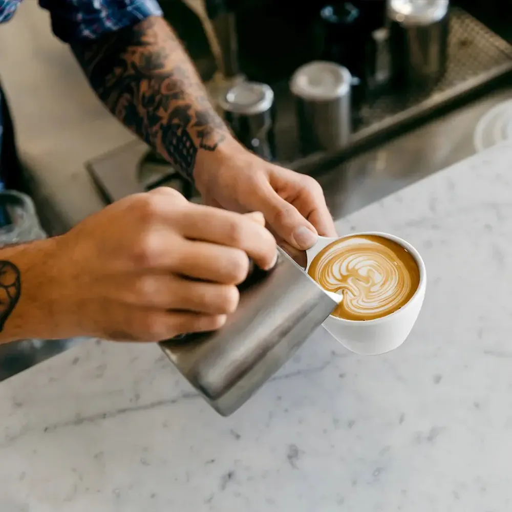 Tazza Grande Cappuccino Lino 180ml - Bianco