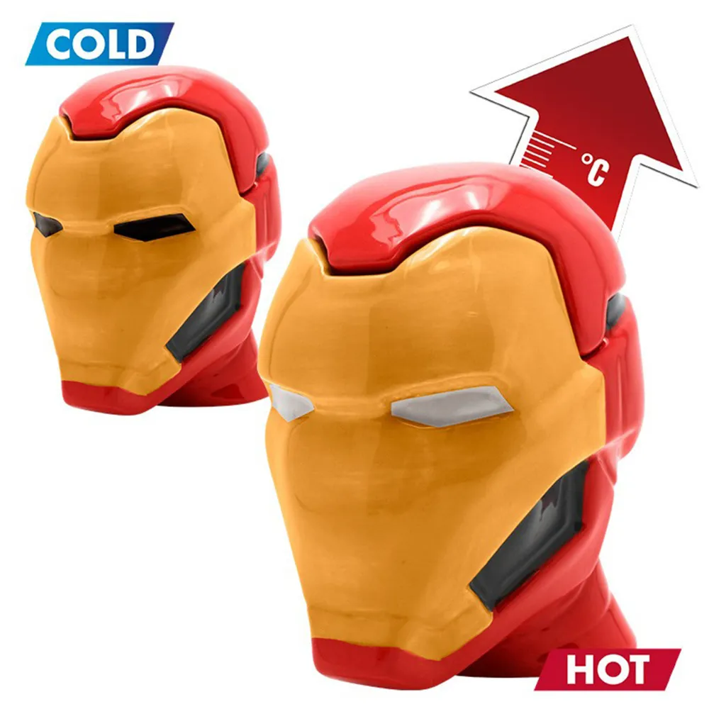 Tazza Marvel Iron Man 3D con effetto termico