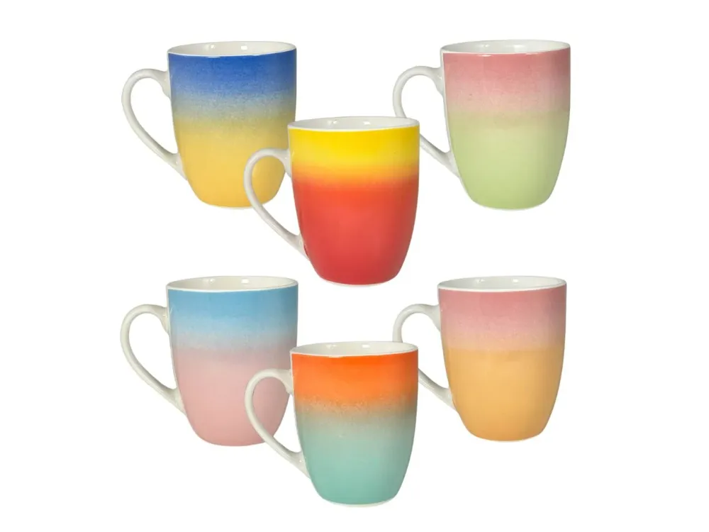 Tazza mug Tavola colori confezione contiene 6 mug