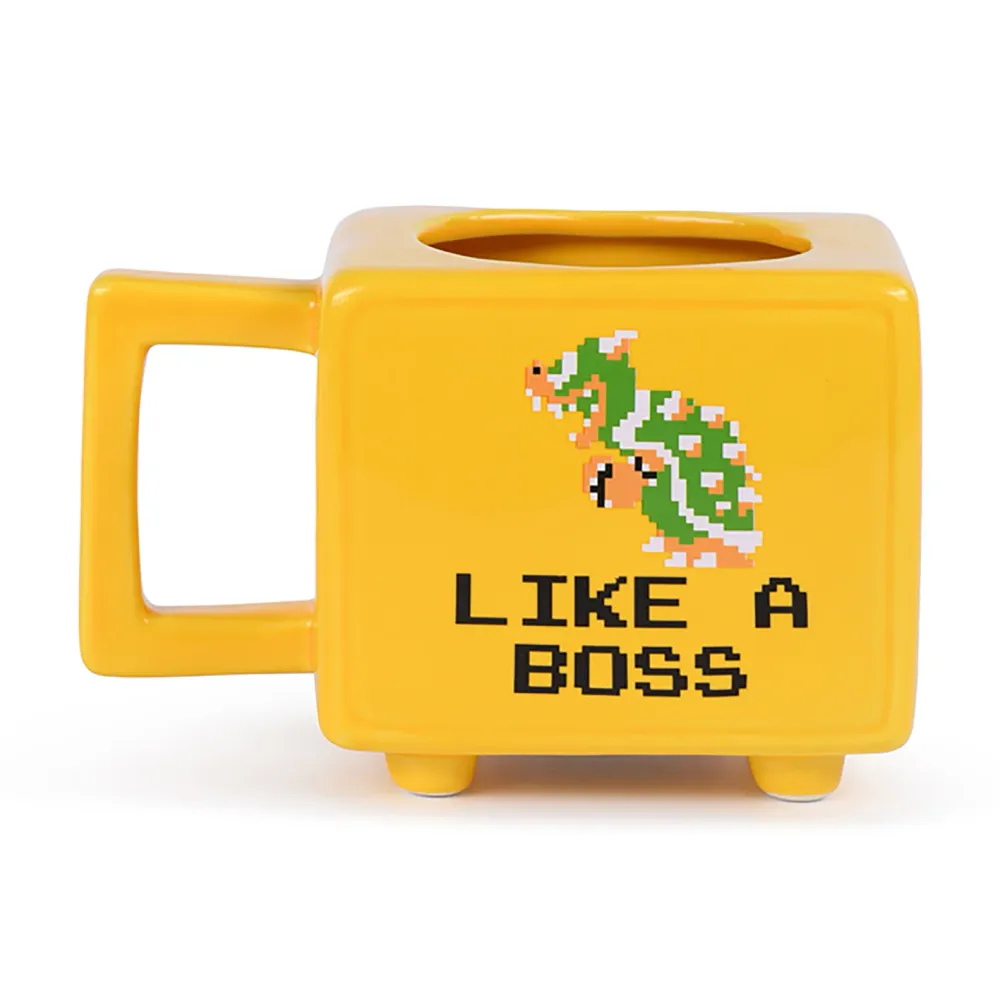 Tazza Nintendo Super Mario Retro TV con effetto termico