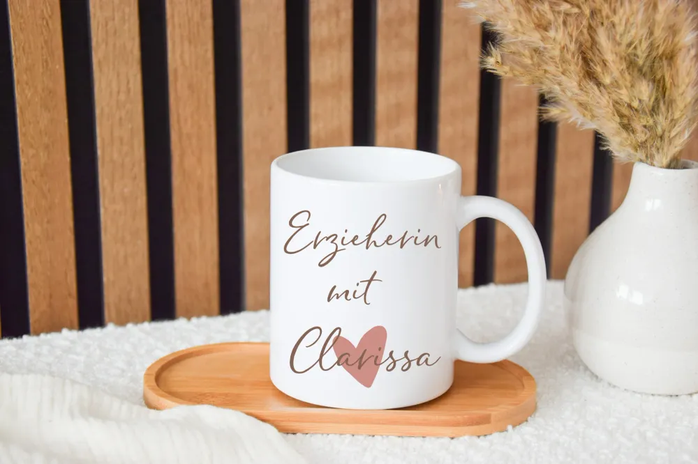 Tazza personalizzata - educatore con cuore