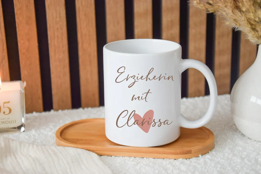 Tazza personalizzata - educatore con cuore