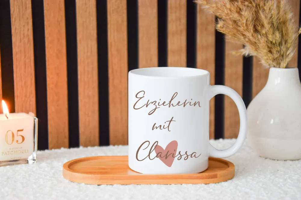 Tazza personalizzata - educatore con cuore