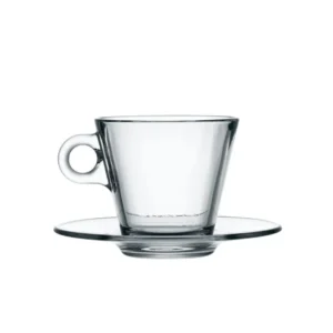 Tazza e piatto Conica Cappuccino - 60 pezzi - personalizzabile