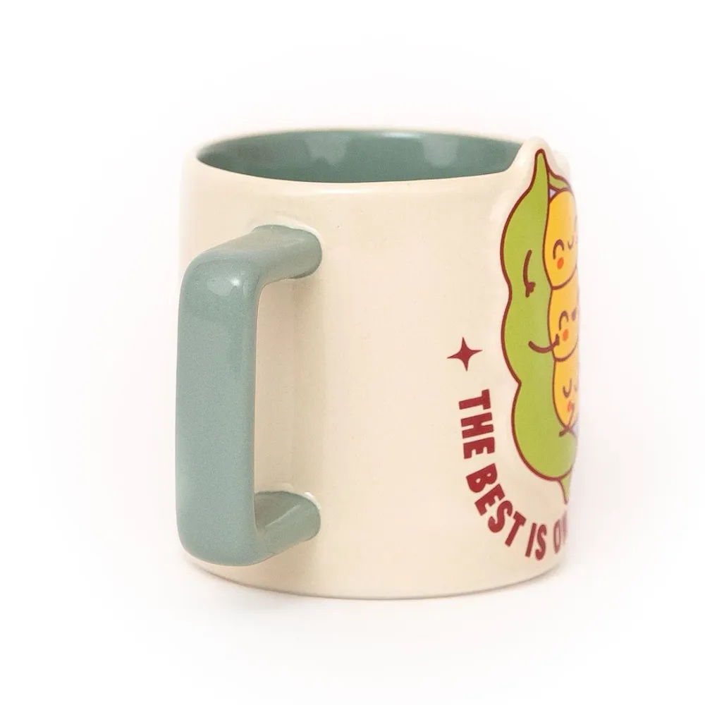 Tazza 3D piselli - best is on inside