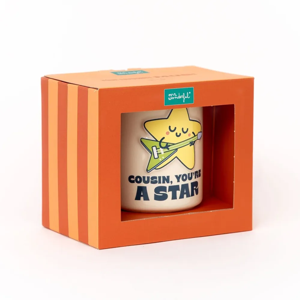 Tazza 3D stella - Cousin, you’re star