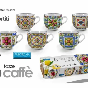 Tazzina caffe' 6 pezzi 90cc 826269