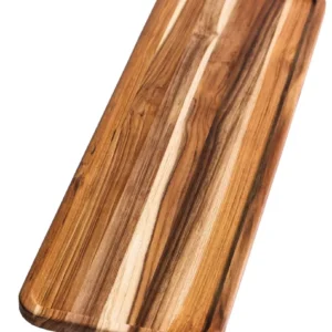 Teak House Teak che serve vassoio con bordo stretto, rettangolare, 50x16x1,5 cm Th1307