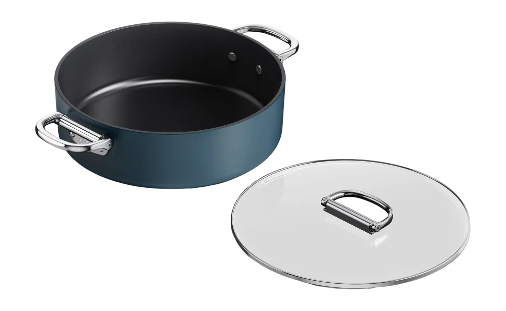 TEGAME ANTIADERENTE CERAMICA CM.28 C/COP.