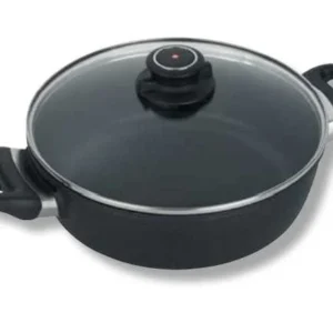 Tegame tondo con coperchio e due manici ø 32cm Swiss Diamond