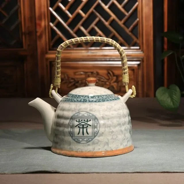 Teiera cinese porcellana con simbolo 900ML