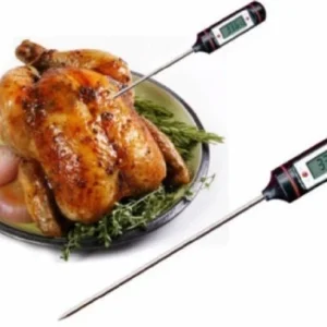 Termometro Da Cucina Digitale Con Lettura Istantanea Display Lcd Sonda Lunga