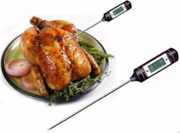 Termometro Da Cucina Digitale Con Lettura Istantanea Display Lcd Sonda Lunga