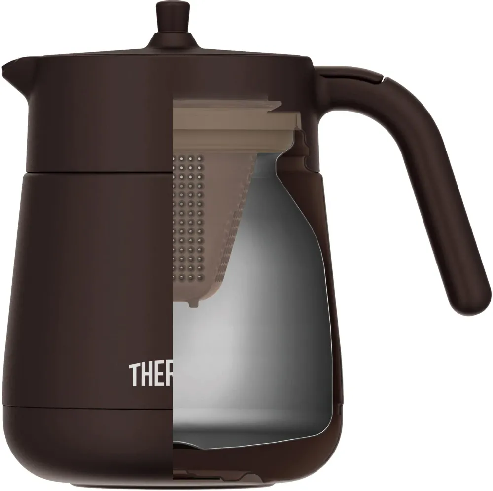 Thermos Teiera Isolata con Filtro 700ml TTE-700 Marrone