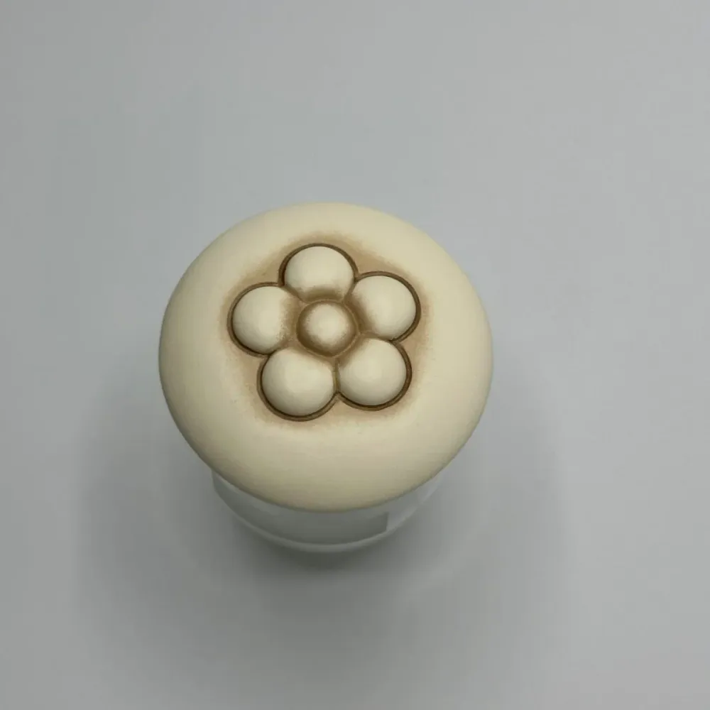Thun - Barattolo con coperchio ceramica margherita | Rohome
