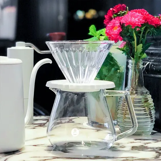 Timemore V60 Crystal Eyre Vetro Dripper - V01