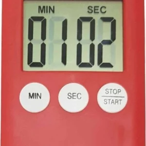 Timer Digitale 716 Da Cucina Small Compatto Lcd Allarme Sonoro Con Magnete Frigo