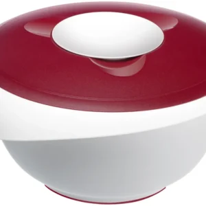 Togant ciotola con protezione da splash, rosso, 28.5x27x14cm, 3,5 lt