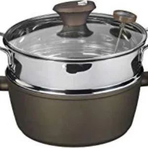 TOGNANA - FRIGGIVAPORIERA MULTIFUNZIONALE 5 PEZZI - ALLUMINIO, ARGENTO