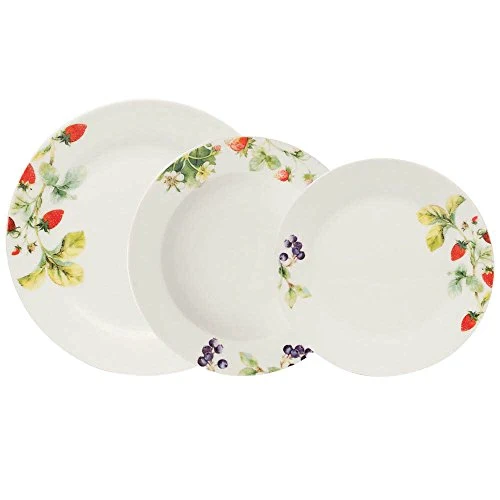 Tognana OM070185299 Servizio Tavola Olimpia Fragole&Co, Porcellana,...