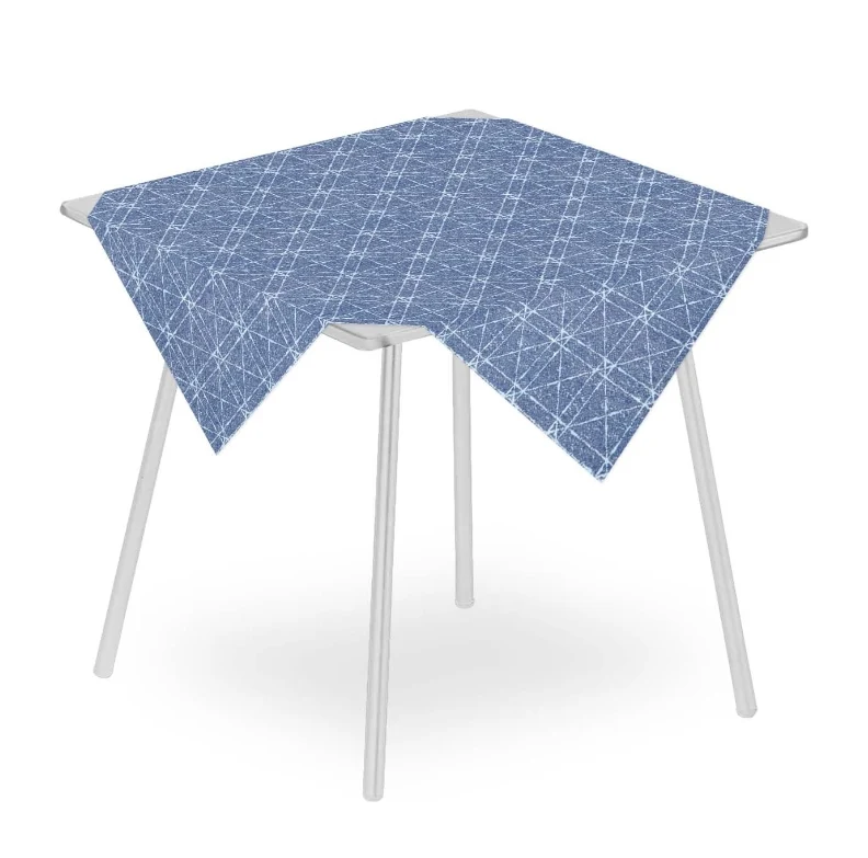 Tovaglia 100x100 Airlaid Packservice Mono Hugo Blue 100 Pezzi