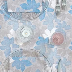 Tovaglia 100x100 Spunlace Packservice Micro Blumen Celeste 100 Pezzi
