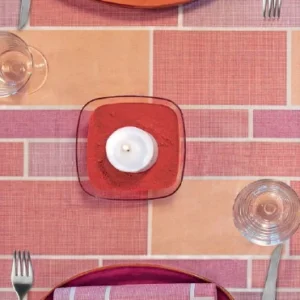 Tovaglia 100x100 Spunlace Packservice Micro Urban Bordeaux 80 Pezzi
