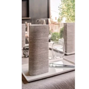 Tovaglia 120x120 Spunlace Packservice Micro Melange Moka 96 Pezzi