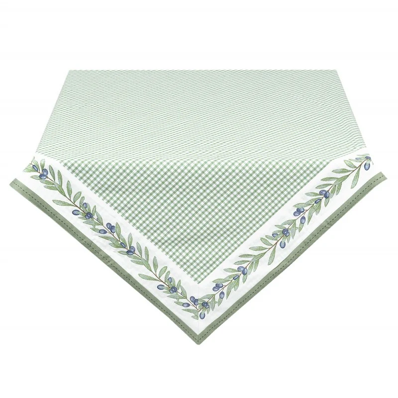 Tovaglia 150x250 Cm Bianco Olive Garden-Clayre & Eef