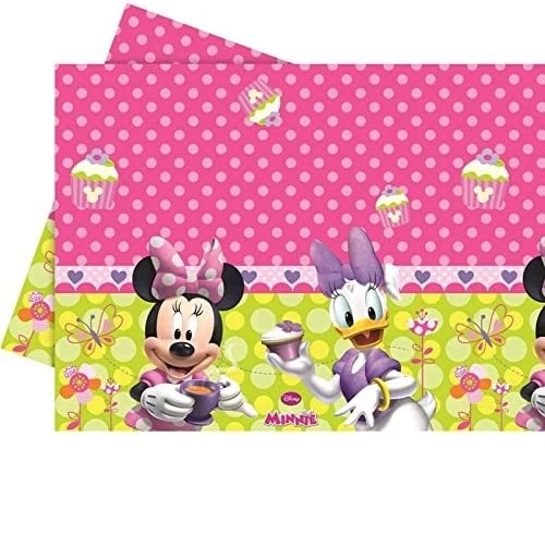 1 TOVAGLIA PLASTICA TEMA MINNIE 120x180 CM
