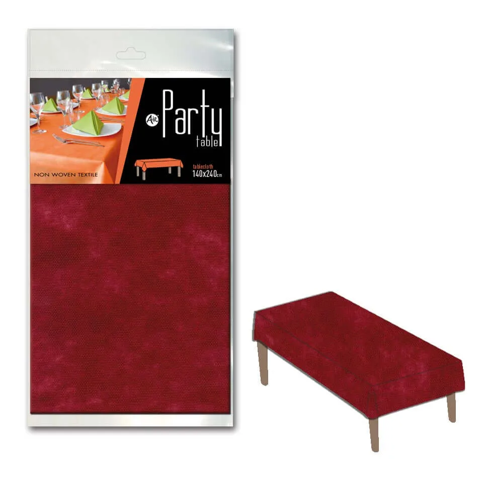 Tovaglia Tnt Party Bordeaux Airspun cm. 160x260 - 20 pz.