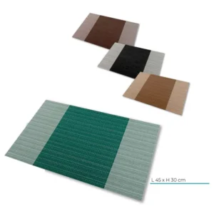 Tovaglietta americana pvc 45x30cm square 4 colori assortiti