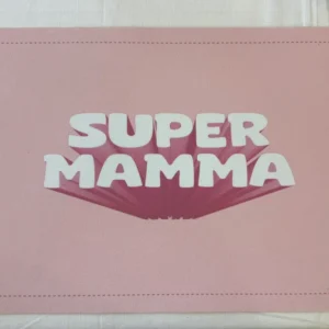 Tovaglietta Colazione Vinile Super Mamma 45x33.5